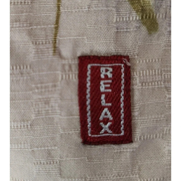 MEN'S VINTAGE TOMMY BAHAMA SILK JAQUARD SHIRT PALM TREES SZ MED - Picture 7 of 8